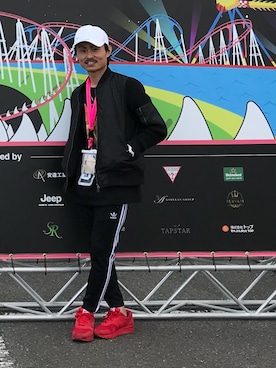 「adidas Originals（アディダスオリジナルス）のadidas Originals BECKENBAUER TRACK PANTS / cw1269 / cw1270（その他パンツ）」を使った、よっさんさん（メンズ・168cm）の春コーディネート