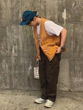 「OBEY」｜naさん（レディース・156cm）の春コーディネート