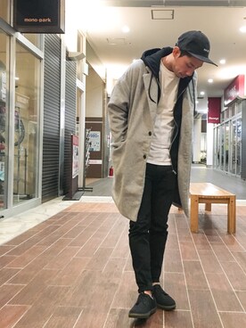 「MOUSSY（マウジー）のアイテム（帽子）」を使った、 K-taさん（メンズ・170cm）の冬コーディネート