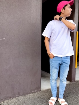 「jiggys shop（ジギーズショップ）のアイテム」を使った、 K-taさん（メンズ・170cm・30代）の夏コーディネート