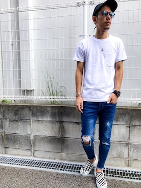 「jiggys shop（ジギーズショップ）のアイテム」を使った、 K-taさん（メンズ・170cm・30代）の夏コーディネート