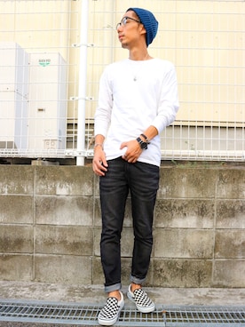 「jiggys shop（ジギーズショップ）のアイテム」を使った、 K-taさん（メンズ・170cm・30代）の秋コーディネート