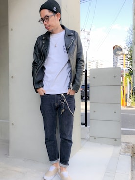 「BAYFLOW（ベイフロー）のアイテム（トップス）」を使った、 K-taさん（メンズ・170cm）の春コーディネート