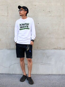 「KNOW WAVE（ノウ ウェイブ）のアイテム」を使った、 K-taさん（メンズ・170cm）の秋コーディネート