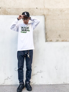 「KNOW WAVE（ノウ ウェイブ）のアイテム」を使った、 K-taさん（メンズ・170cm）の秋コーディネート