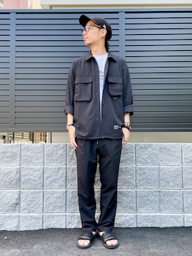 「SHIPS（シップス）のSHIPS: SHELTECH(R) リラックス ロングスリーブシャツ（シャツ/ブラウス）」を使った、 K-taさん（メンズ・170cm）の春コーディネート