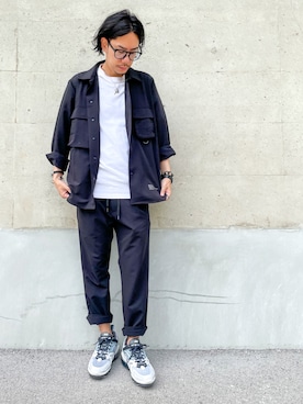 「SHIPS（シップス）のSHIPS: SHELTECH(R) リラックス ロングスリーブシャツ（シャツ/ブラウス）」を使った、 K-taさん（メンズ・170cm）の春コーディネート