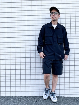 「SHIPS（シップス）のSHIPS: SHELTECH(R) リラックス ロングスリーブシャツ（シャツ/ブラウス）」を使った、 K-taさん（メンズ・170cm）の春コーディネート