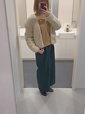 to_mo#さん（レディース・159cm）の冬コーディネート