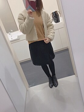to_mo#さん（レディース・159cm）の冬コーディネート