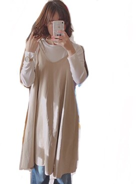 「BROOKIANA（ブルッキアーナ）のアイテム」を使った、maaaaさん（レディース・165cm）の秋コーディネート