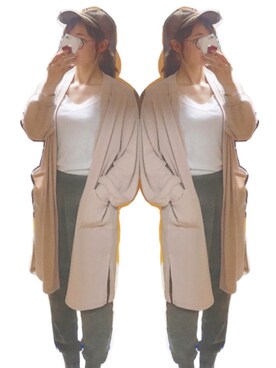 「Janiss（ジャニス）のアイテム（帽子）」を使った、maaaaさん（レディース・165cm）の春コーディネート