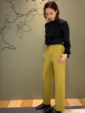 「ラブアンドピース2020」｜Toda Reikaさん（レディース・161cm）の秋コーディネート