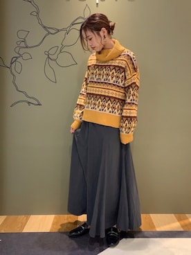 「ラブアンドピース2020」｜Toda Reikaさん（レディース・161cm）の秋コーディネート
