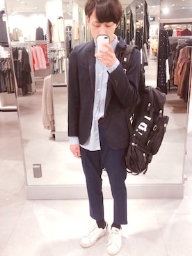 イカサマさん(メンズ・172cm)の春コーディネート