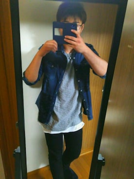 Tomoya Kawaseさん（メンズ・170cm）の春コーディネート