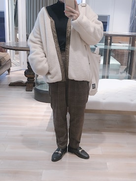 「w closet」｜「アイテム（ブルゾン）」を使った、maaさん（レディース・152cm）の秋コーディネート