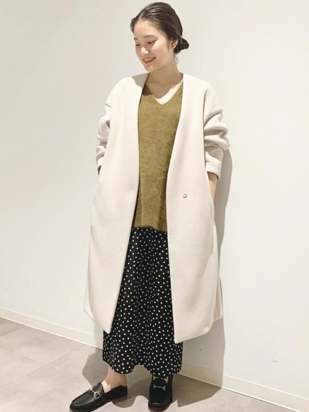 Fur V スリットプルオーバー◇を使った人気ファッションコーディネート