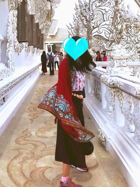 「travel」｜「アイテム（キャミソール）」を使った、Bonnieさん（レディース・159cm）の春コーディネート