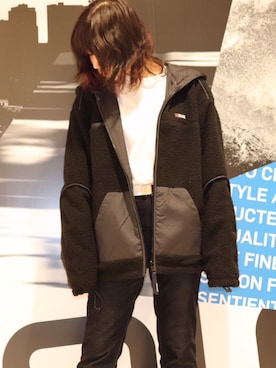 「SILAS(サイラス)のアイテム(その他アウター)」を使った、花登 みなほさん(メンズ・159cm)の春コーディネート