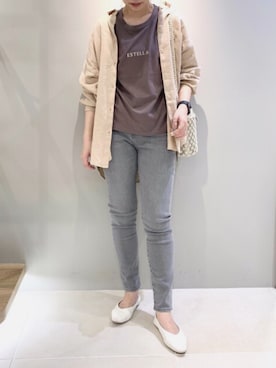 「upperhights（アッパーハイツ）のアイテム」を使った、aoiさん（レディース・164cm）の春コーディネート