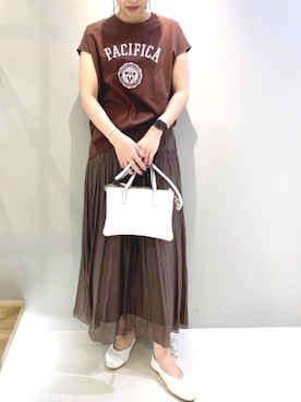 「Rougevif」｜「アイテム（その他シューズ）」を使った、aoiさん（レディース・164cm）の春コーディネート