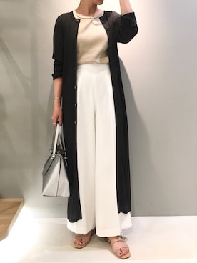 「FONCE（フォンセ）のアイテム（パンツ）」を使った、aoiさん（レディース・164cm）の夏コーディネート