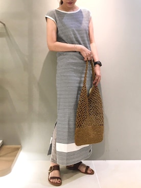 「upperhights（アッパーハイツ）のアイテム」を使った、aoiさん（レディース・164cm）の夏コーディネート