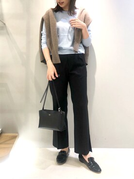 「ラクーンニット」｜aoiさん（レディース・164cm）の冬コーディネート