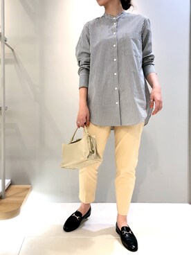 「Rouge vif（ルージュヴィフ）のアイテム（ローファー）」を使った、aoiさん（レディース・164cm）の春コーディネート