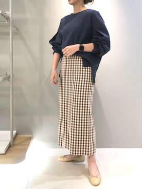 「Rougevif」｜「アイテム（バレエシューズ）」を使った、aoiさん（レディース・164cm）の春コーディネート