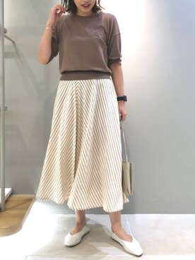 「Rougevif」｜「アイテム（その他シューズ）」を使った、aoiさん（レディース・164cm）の春コーディネート