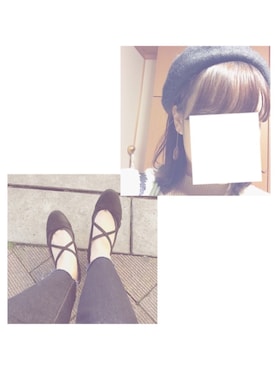 「Another Edition」｜「アイテム（ハンチング/ベレー帽）」を使った、h.さん（レディース・162cm）の冬コーディネート