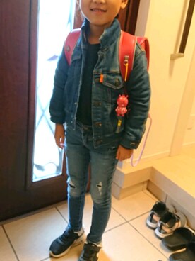「BREEZE（ブリーズ）のアイテム（ジャケット/アウター）」を使った、R♡M♡Sさん（レディース・153cm）の冬コーディネート