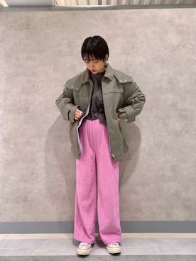 bayaさん（レディース・160cm）の秋コーディネート