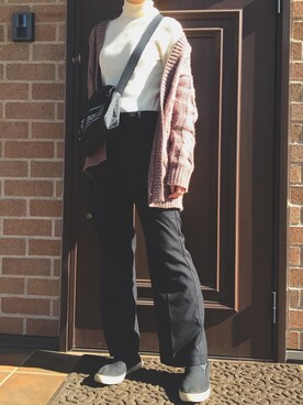 「あったかいんだから」｜사랑sᴀʀᴀɴさん（レディース・173cm）の冬コーディネート