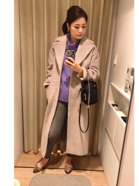 「アメリビンテージ(Ameri VINTAGE)」｜ayaさん（レディース・167cm）の冬コーディネート