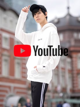 「youtube」｜「アイテム（その他）」を使った、むさし君さん（メンズ・178cm）の秋コーディネート