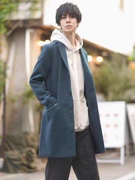 「youtube」｜「アイテム（ジャケット/アウター）」を使った、むさし君さん（メンズ・178cm）の秋コーディネート