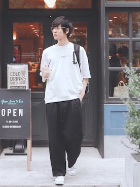 「ハイカット」｜むさし君さん（メンズ・178cm）の夏コーディネート