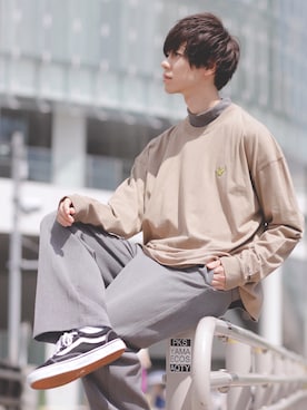 「スカイピース」｜むさし君さん（メンズ・178cm）の秋コーディネート