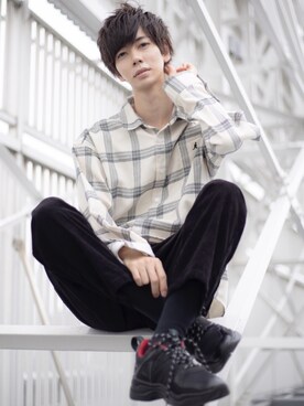 むさし君さん（メンズ・178cm）の秋コーディネート