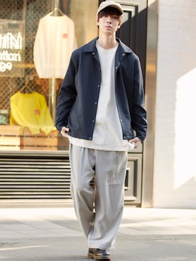 むさし君さん（メンズ・178cm）の春コーディネート