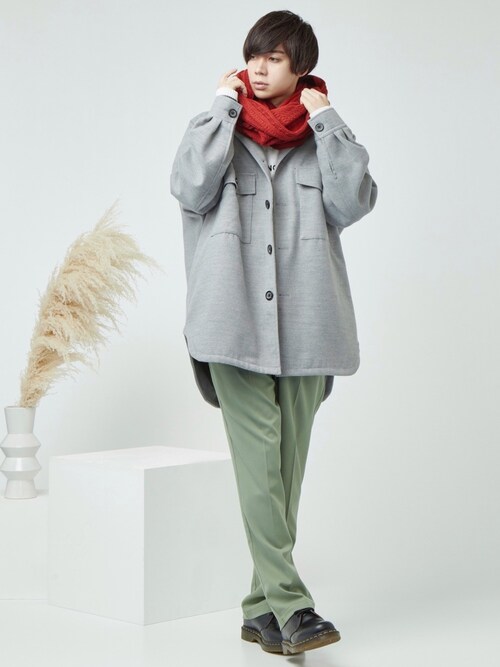 Mono Mart モノマート のネックウォーマー スヌードを使った人気ファッションコーディネート Sciaky