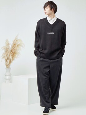 むさし君さん(メンズ・178cm)の冬コーディネート