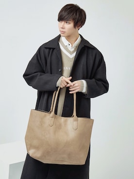 むさし君さん（メンズ・178cm）の冬コーディネート