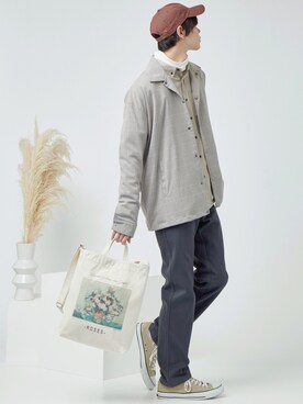 むさし君さん（メンズ・178cm）の冬コーディネート