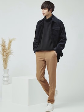 むさし君さん(メンズ・178cm)の冬コーディネート