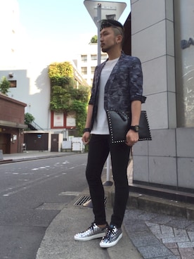 「clutch」｜neonさん（メンズ・177cm）の春コーディネート