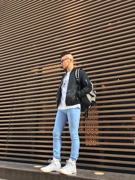 neonさん（メンズ・177cm）の春コーディネート